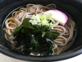 Cold japanese noodle Ã¢â¬ÅZaru RamenÃ¢â¬Â Royalty Free Stock Photo